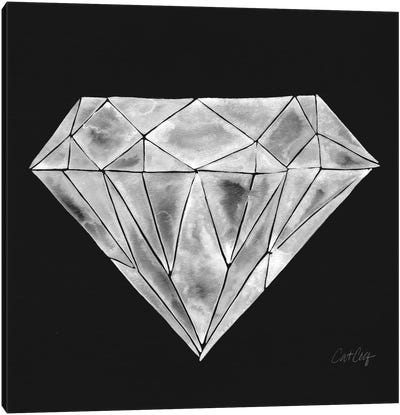 Diamond Canvas Art Print - Cat Coquillette