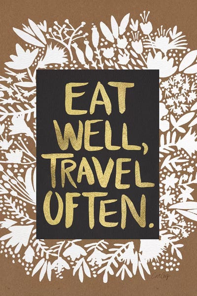 Typography: Eat Travel by Cat Coquillette