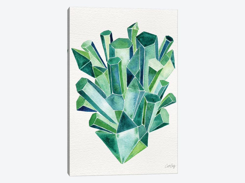 Emerald by Cat Coquillette 1-piece Canvas Artwork