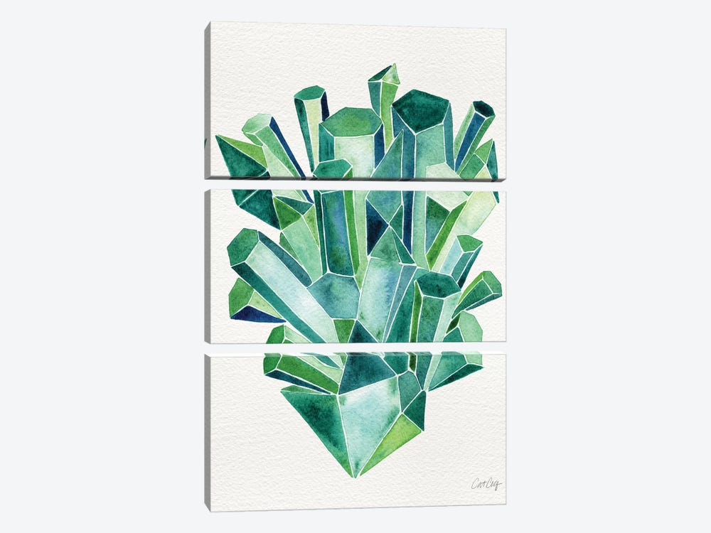 Emerald 3-piece Canvas Art