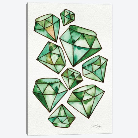 Emeralds Tattoos Canvas Print #CCE168} by Cat Coquillette Canvas Art