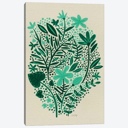 Garden Green Canvas Print #CCE190} by Cat Coquillette Art Print