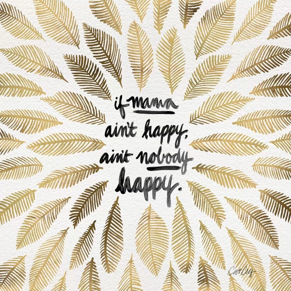 Floral & Botanical Patterns: If Mama Ain't Happy by Cat Coquillette