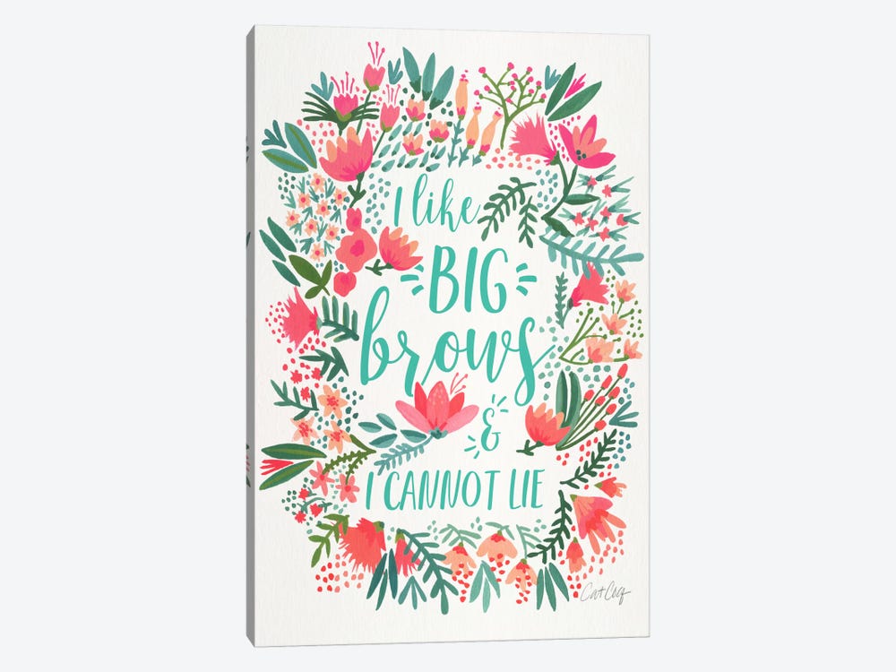 Big Brows I by Cat Coquillette 1-piece Art Print