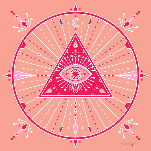 Cat Coquillette: Evil Eye Mandala III by Cat Coquillette