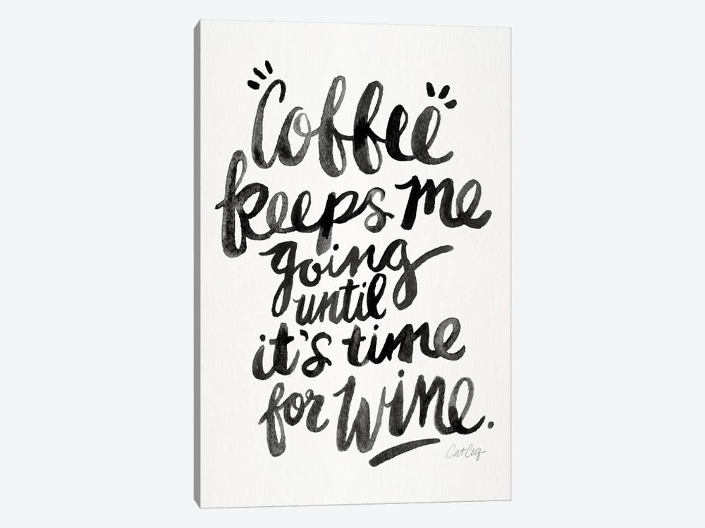 From Coffee To Wine I by Cat Coquillette 1-piece Canvas Art