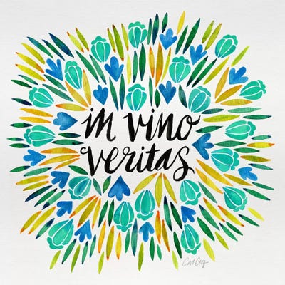 In Vino Veritas IV by Cat Coquillette multi panel art