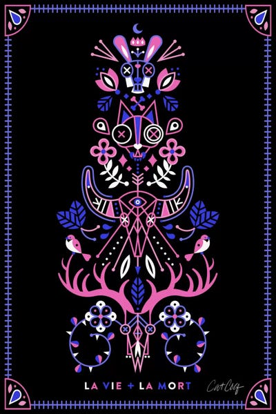 La Vie + La Mort II by Cat Coquillette art print