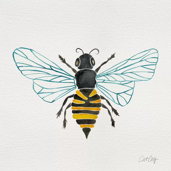 Bees: Lone Bee I by Cat Coquillette