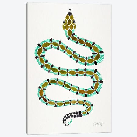 Lone Serpent Canvas Print #CCE228} by Cat Coquillette Art Print