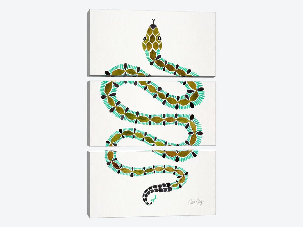 Lone Serpent by Cat Coquillette 3-piece Art Print