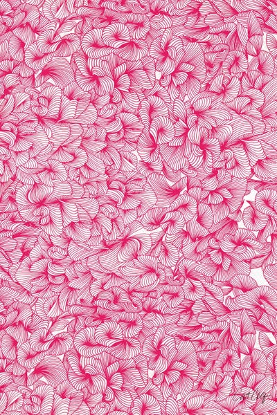 Abstract Pattern Pink by Cat Coquillette framed canvas print