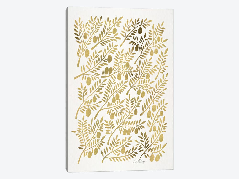 Olive Branches I by Cat Coquillette 1-piece Canvas Art Print