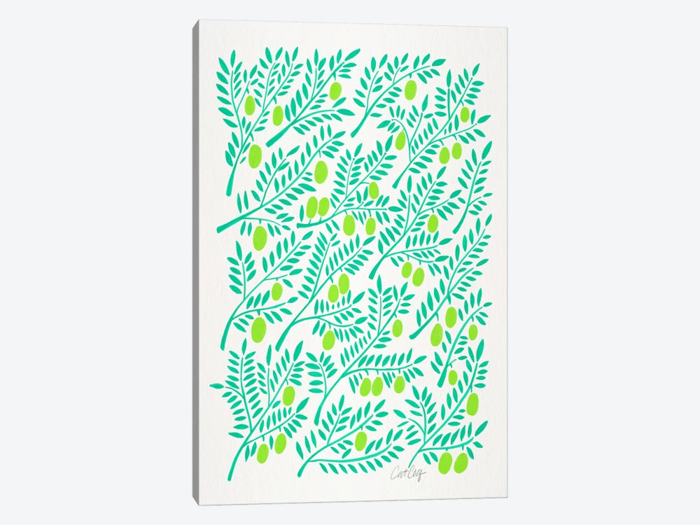 Olive Branches II by Cat Coquillette 1-piece Canvas Artwork
