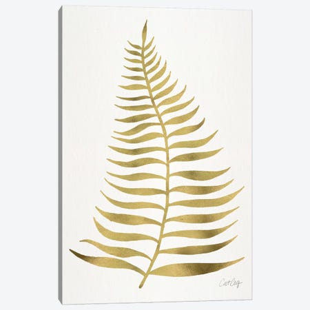 Palm Leaf I Canvas Print #CCE234} by Cat Coquillette Canvas Art Print