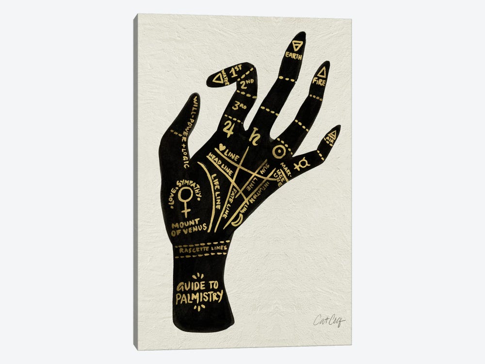 Palmistry I by Cat Coquillette 1-piece Canvas Print