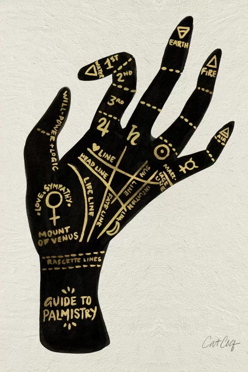 Palmistry I by Cat Coquillette wall art