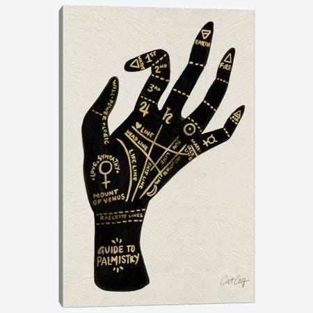 Palmistry I Canvas Print #CCE235} by Cat Coquillette Canvas Art Print