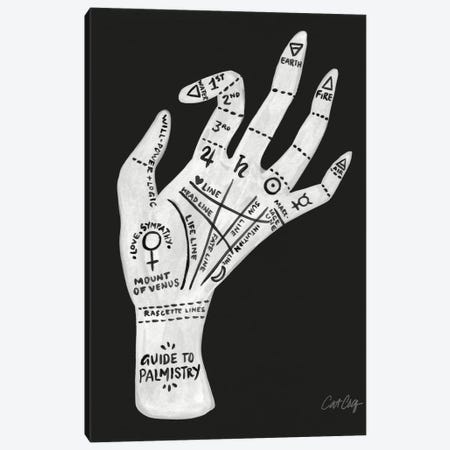 Palmistry II Canvas Print #CCE236} by Cat Coquillette Canvas Art Print