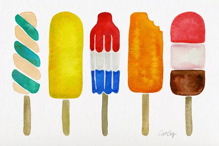 Popsicles by Cat Coquillette wall art