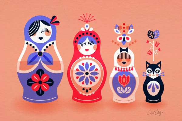 Toys & Collectibles: Russian Dolls I by Cat Coquillette