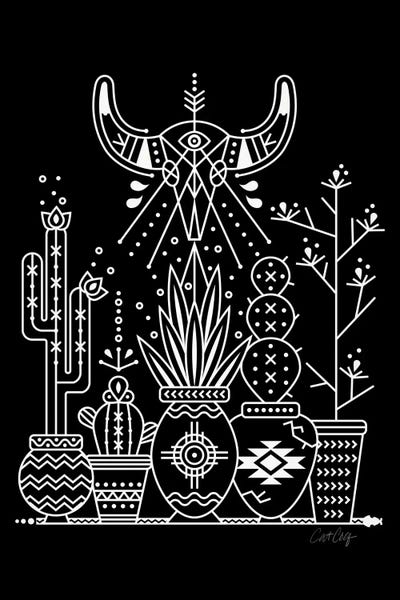 Cat Coquillette: Santa Fe Garden VI by Cat Coquillette