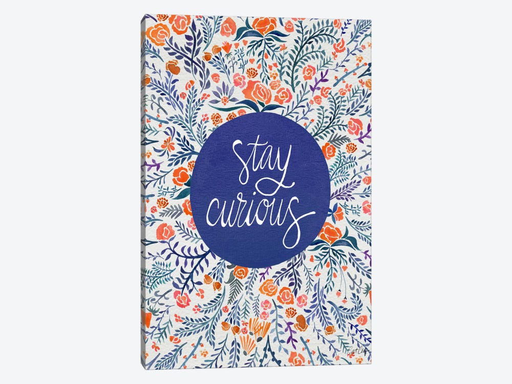 Stay Curious I by Cat Coquillette 1-piece Canvas Art Print