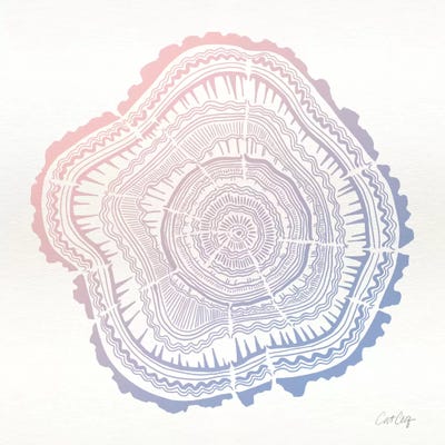 Tree Rings I by Cat Coquillette canvas print