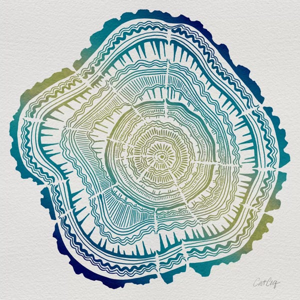 Cat Coquillette: Tree Rings V by Cat Coquillette