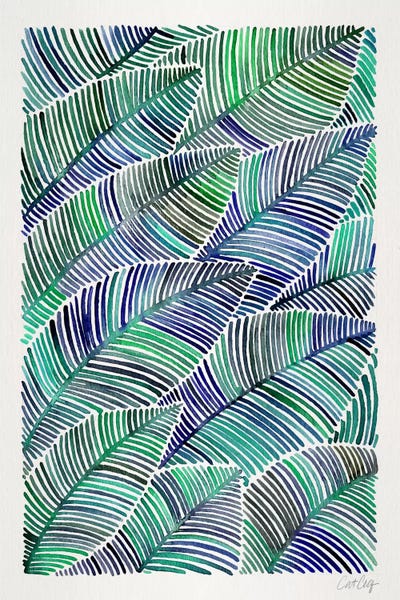 Floral & Botanical Patterns: Tropical Leaves II by Cat Coquillette