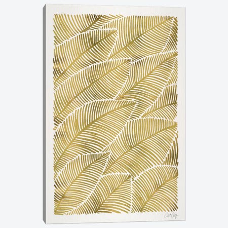 Tropical Leaves III Canvas Print #CCE267} by Cat Coquillette Canvas Art