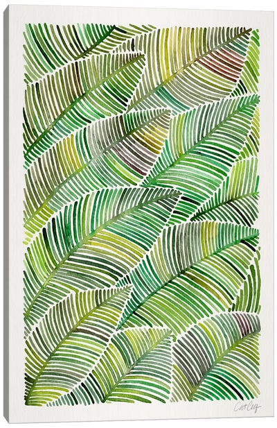 Tropical Leaves IV Canvas Art Print - Floral & Botanical Patterns