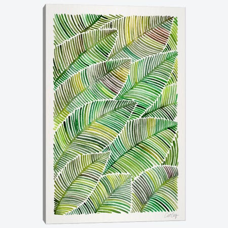 Tropical Leaves IV Canvas Print #CCE268} by Cat Coquillette Canvas Art Print
