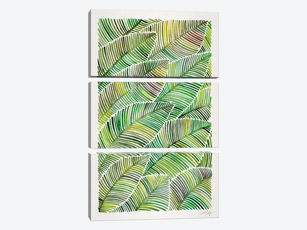 Tropical Leaves IV by Cat Coquillette 3-piece Art Print