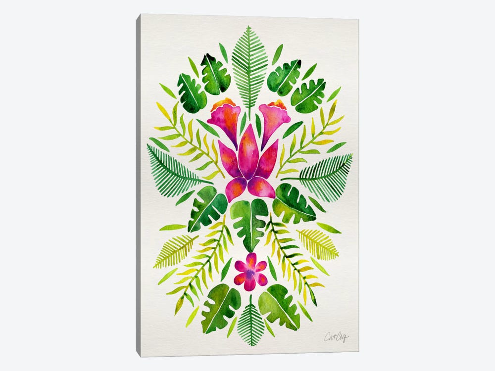 Tropical Symmetry III by Cat Coquillette 1-piece Canvas Print