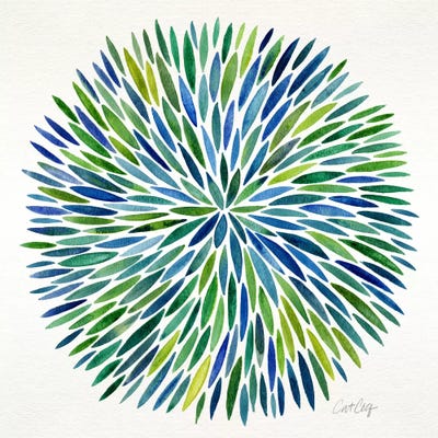 Watercolor Burst I by Cat Coquillette canvas print