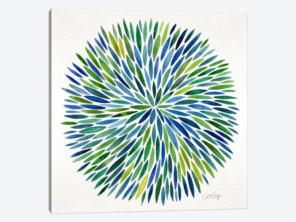 Watercolor Burst I by Cat Coquillette 1-piece Canvas Print