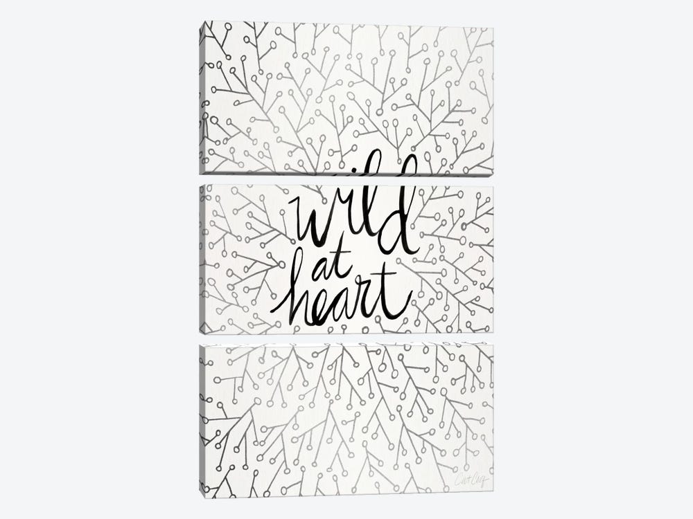 Wild At Heart II by Cat Coquillette 3-piece Canvas Artwork