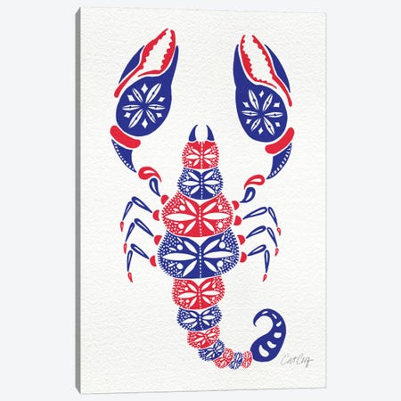 America Scorpion Canvas Print #CCE28} by Cat Coquillette Canvas Art