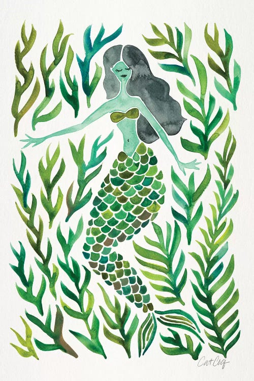 Kelp Forest Mermaid, Green