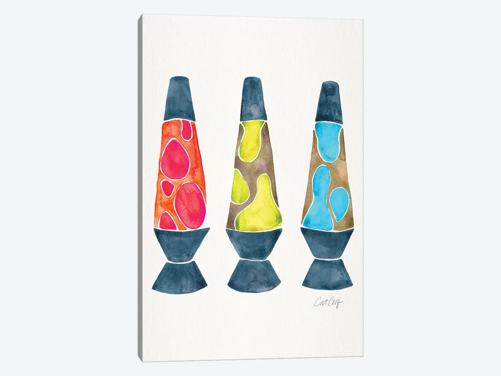 Lava Lamps, Primary by Cat Coquillette 1-piece Art Print
