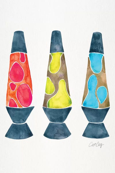 Y2K: Lava Lamps, Primary by Cat Coquillette