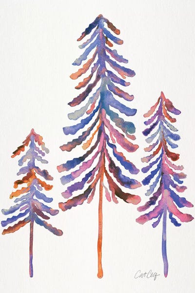The Nineties: Pine Trees, 90s Palette by Cat Coquillette