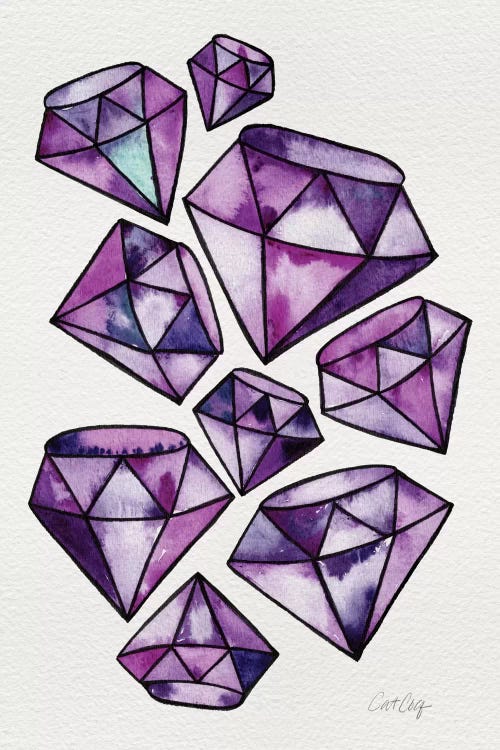 Amethyst Tattoos by Cat Coquillette wall art