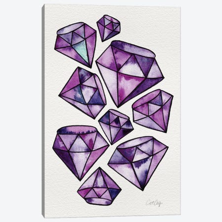 Amethyst Tattoos Canvas Print #CCE30} by Cat Coquillette Canvas Art Print