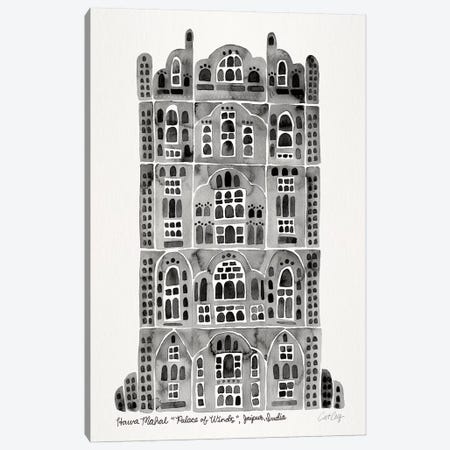 Black Hawa Mahal Canvas Print #CCE322} by Cat Coquillette Canvas Artwork