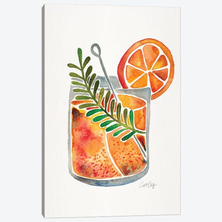 Blood Orange Tequila Sunrise Canvas Print #CCE334} by Cat Coquillette Canvas Wall Art