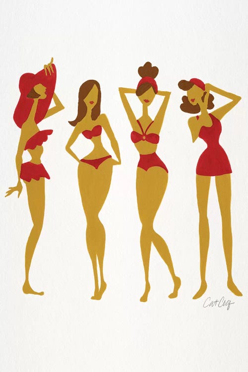 Brunette Beach Bombshells