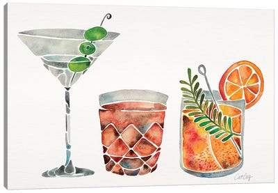 Classic Cocktails Canvas Art Print - Tequila
