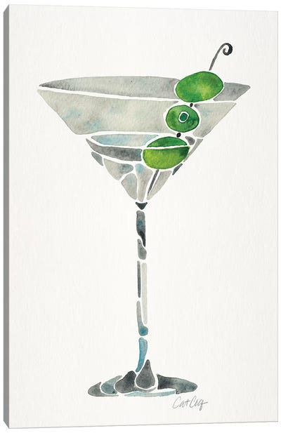 Dirty Martini Canvas Art Print - Cat Coquillette